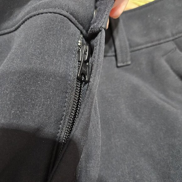 Columbia Pants Womens 14 Black Omni-Wind Block Softshell Ski Snowboard Fleece - Picture 6 of 16